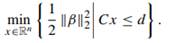 In this exercise we consider the transformed versions of Problem (15.13). (i) Show that if there is...