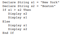 If the following pseudocode were an actual program, what would it display?