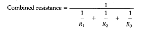 a. The combined resistance of three resistors connected in parallel, as shown in Figure, is given by...-2