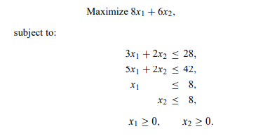 a) Graphically determine the steps of the simplex method for the problem: Indicate on the sketch the...