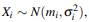 If X1,...,Xn are independent with show that is a Gaussian random vector by showing that for any...-1