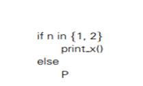 Consider the following pseudocode: Assume that the language uses dynamic scoping. What does the...-2