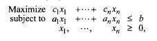 a. Solve the following (knapsack) problem. b. Give a generalized closed-form solution for the...-2