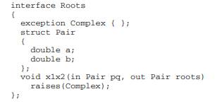 Implement a server with an operation x1x2() that passes two doubles p and q and calculates and...-3