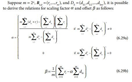 Partition the image block as defined by the intensity matrix f in Q.2 into range blocks each of size...