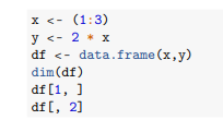 Vectors can be combined to create data frames, which are like tables (or spreadsheets) with rows and...