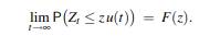 For t = 0, let Zt be a continuous-time random process. Suppose that as t ? , FZ (z) converges to a...-4