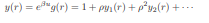 Write y(r) in the form of a density expansion