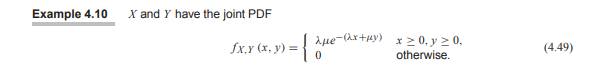 For random variable W of Example 4.10, we can generate random samples in two different ways: 1....-1