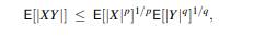 Derive Holder’s inequality ¨ , if 1 with 1 p + 1 q = 1. Show that if X. ? M satisfies (13.22), it is...-1