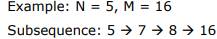 We are given N and M and the following operations: Write a program, which finds the shortest...-2