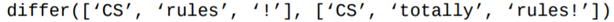 Write a function that returns the first index at which the two lists data1 and data2 differ. If the...-2