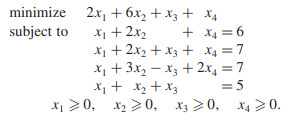 Suppose the phase I procedure is applied to the system Ax = b, x 0, and that the resulting tableau...-3