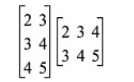 Given two matrices A ij and B jk the product C ik can be calculated with the following equation:...-2