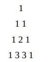 Pascal’s triangle is an arrangement of numbers in rows and columns such that each number in a row is...