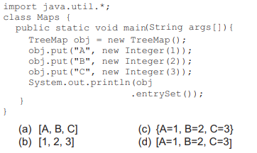 Which of these interfaces must contain a unique element? (a) Set (c) Array (b) List (d) Collection...