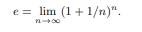 Write a program to compute the mathematical constant e, the base of natural logarithms, from the...-1