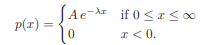 The random variable x has the probability density