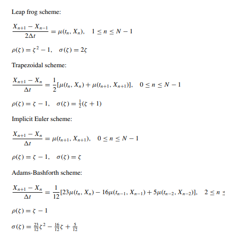 Consistency, Stability and Convergence for Initial Value Problems We present four consistent schemes...-2