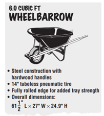 MATERIALS MANAGEMENT A wheelbarrow manufacturer uses handles made of hardwood. Find the amount of...