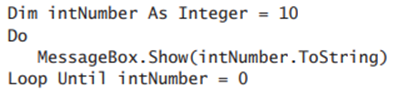 The following code should display the numbers 1 through 4, but it is not working correctly. Correct...-2