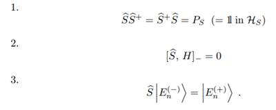 Show that the scattering operator S commutes with the interaction-free Hamilton operator H:...-3