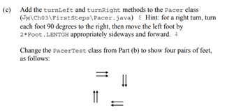 (a) Using the Foot Test class as a prototype, create a class Walker Test. Your program should...-2