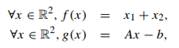 Consider the problem minx ? 2 { f (x)|g(x) = 0} where f : R2 ? R and g : R2 ? R 3 are defined by...-1