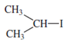 Explain the patterns and intensities of the isopropyl group in isopropyl iodide.