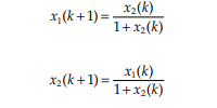 Discrete-time system. Simulate the system using MATLAB. Plot the phase-plane plot.