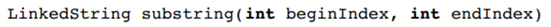 Implement the ADT character string as the class LinkedString by using a linked list of characters....-2