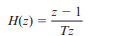 Consider the following first-order FIR system that is called a backwards Euler differentiator. (a)...-1