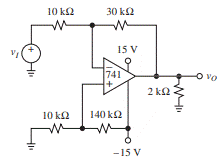 (a) Assuming IQ = 50 µA and a grounded load of 100 k at the output of the dcoffsetting amplifier of...