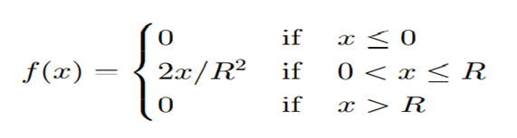 Suppose a continuous random variable X has the p.d.f. given by