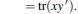 For column vectors x and y, we defined their inner product by This suggests that for r×n matrices A...-2