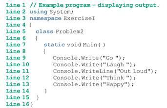 What is produced when you run the following application? What must be changed in the segment of code...