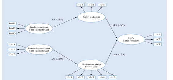 Kwan, Bond, and Singelis (1997) predicted that the relation of selfesteem and social harmony to life...