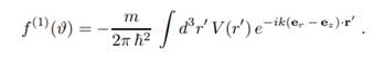 Prove the equivalence of the Born approximation for scattering phases (9.76), and the Born...-2