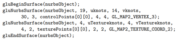 Run bicubicSplineSurfaceLitTextured.cpp, which sugarcoats the spline surface of...-1