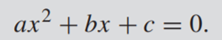 When you were at school you probably solved hundreds of quadratic equations of the form A structure...-1