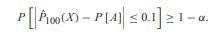 Let X A be the indicator random variable for event A with probability P[A] = 0.8. Let Pˆ n(A) denote...-1