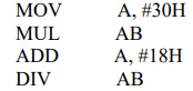 If the accumulator holds C3H, register R0 holds AAH, register R3 holds C9H and register R4 holds...-2