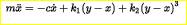 Two similar mechanical systems are shown in Figure P39 . In both cases the input is the displacement...-2