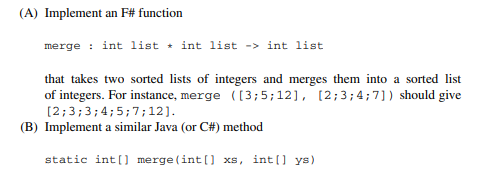 This exercise is similar to Exercise 5.1, but now you should handle sorted lists of arbitrary...-4