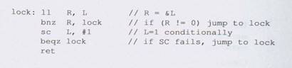 Lock Performance. The code that implements test-and- test&set lock and unlock operations is as...-2