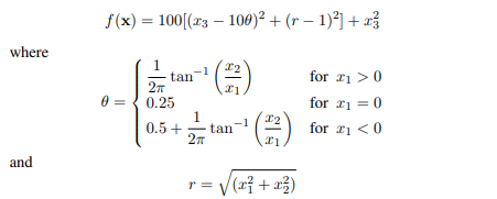 Using the program constructed in Prob. 7.7, minimize the function Repeat with the program...-1