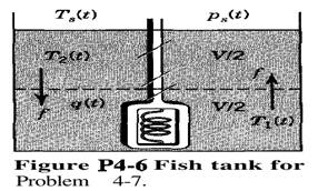 Consider the fish tank of Problem 3-9. Given that a power agitator would not only annoy but also...