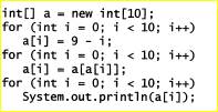 Write a code fragment that prints the contents of a two-dimensional bool ean array, using * to...