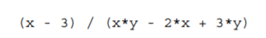 An algebraic expression with parentheses and defined precedence of operators can be represented by a...-6