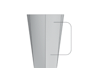 Design a mug as shown in Figure P4.6A.The mug should hold approximately 30 cubic inches (slightly...-2